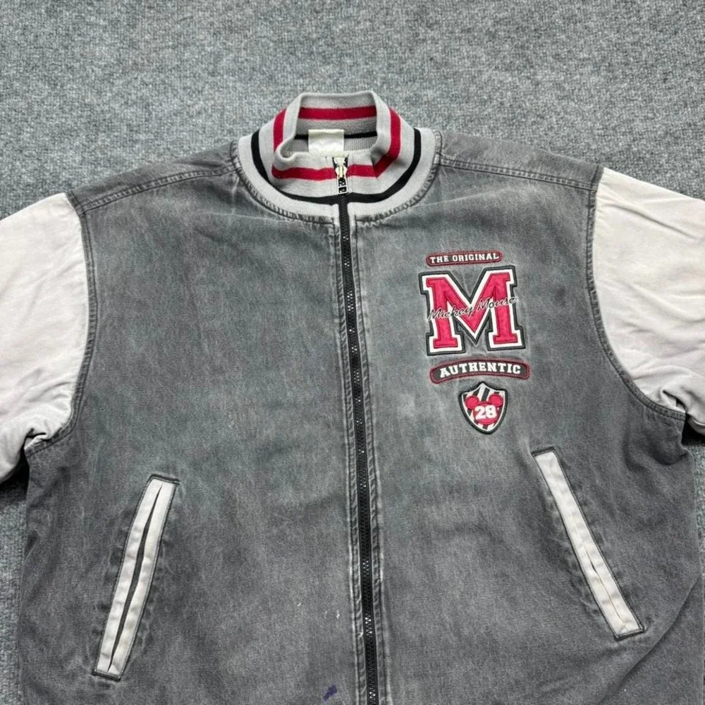 Vintage‎ Disney Mickey Mouse Varsity Jacket Size Medium